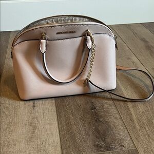 Michael Kors Blush Crossbody with Gold Accents